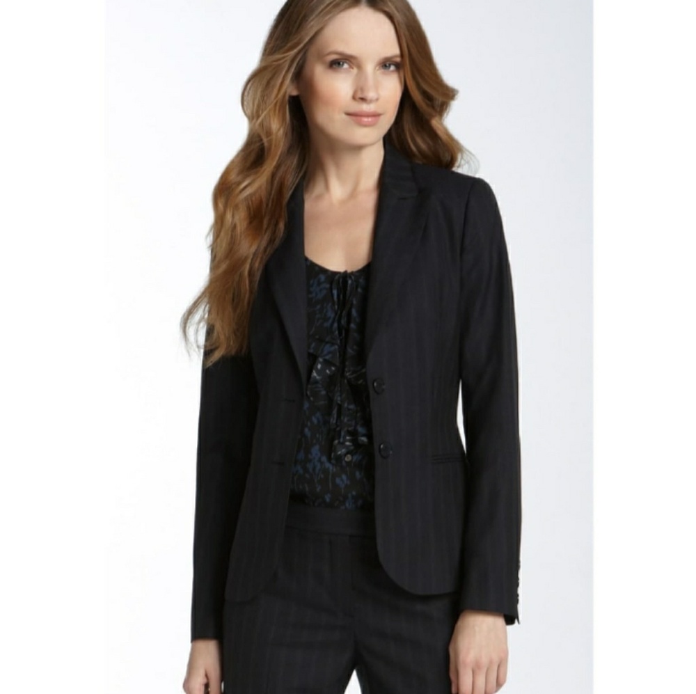 THEORY Nichelle- Designate Striped Blazer